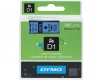 DYMO D1 9MM Black/Blue 40916